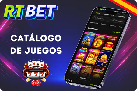 RTBet catálogo juegos tragaperras casino en vivo mesa España