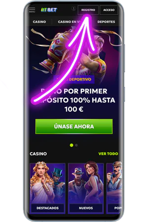 RTBet Casino sitio oficial España registro jugadores